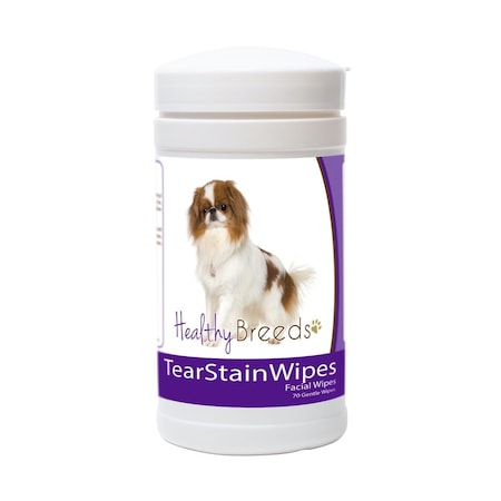 Healthy Breeds Japanese Chin Tear Stain Wipes 840235152088